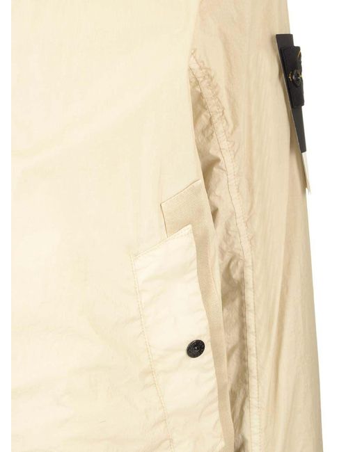 Stone Island Natural Short Jacket for men