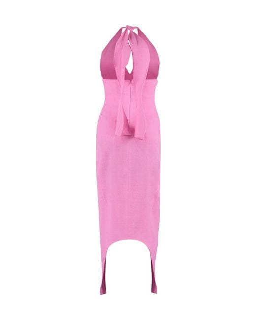 Patou Pink Backless Dress