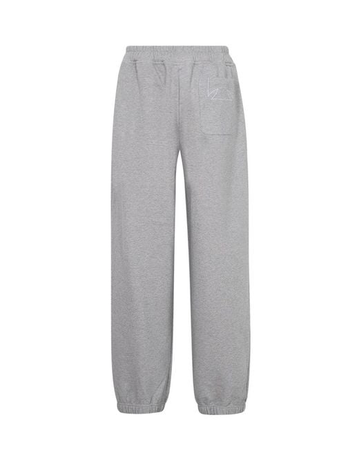 Vetements Gray Melange Track Pants for men