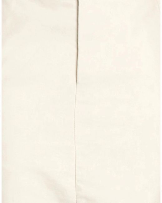 Maison Margiela White Simple High-Waisted Pencil Skirt