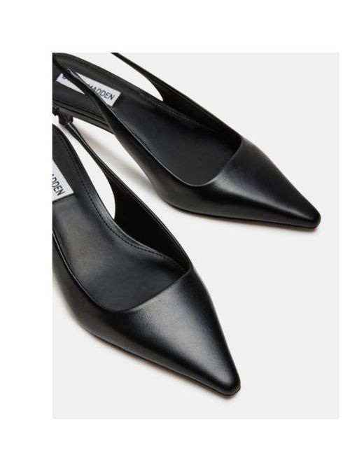 Steve Madden Black Kari Slingback Heeled Pumps