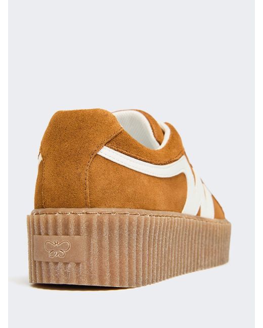 Weekend by Maxmara Brown Lace-Up Sneakers