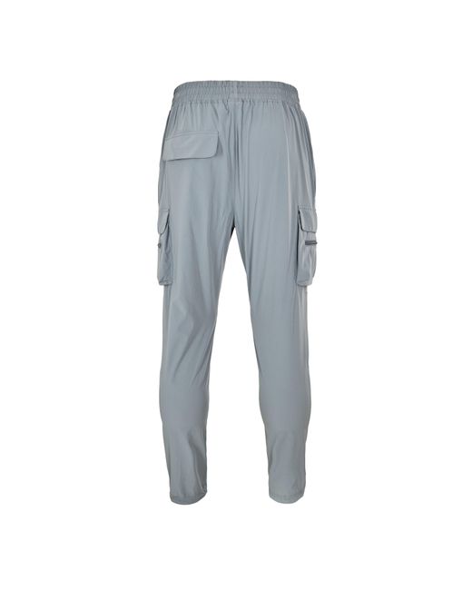 Represent Blue Waterproof Solid Color Trousers for men