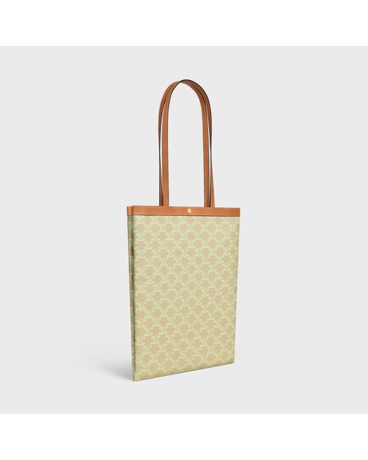 Céline Yellow Patterned Shoulder Bag