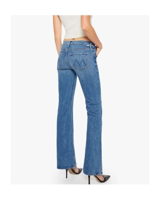 Mother Blue Belt Loops Jeans