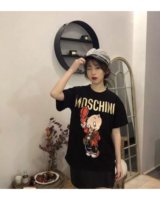 Moschino Black Open-Necked Shirt
