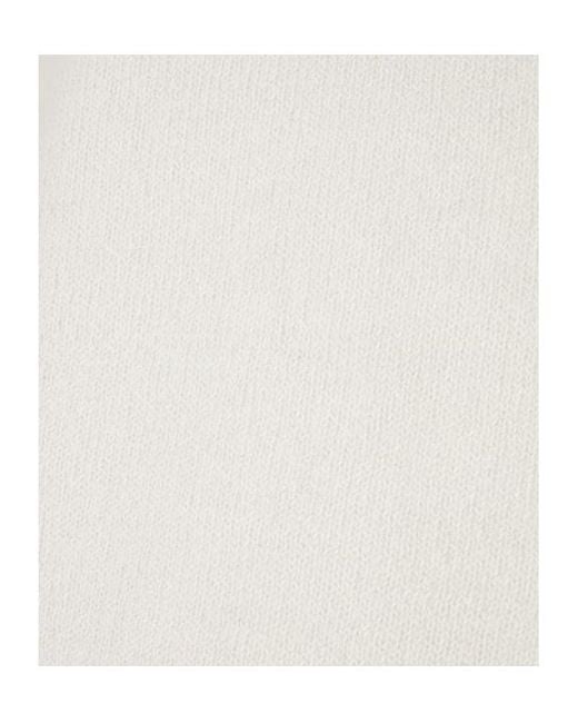 Tom Ford White Crewneck Knitted Jumper for men