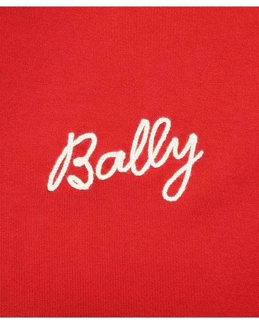 Bally Logo-Embroidered T-Shirt for men