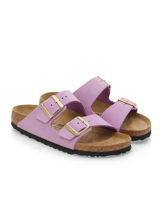 Birkenstock Pink Arizona Double Buckle Sandals