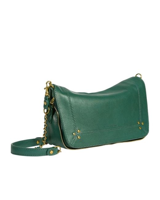 Jérôme Dreyfuss Green Magnetic Flap Bag