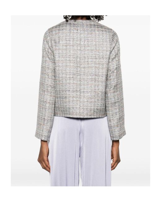 Forte_forte White Long-Sleeved Casual Jacket