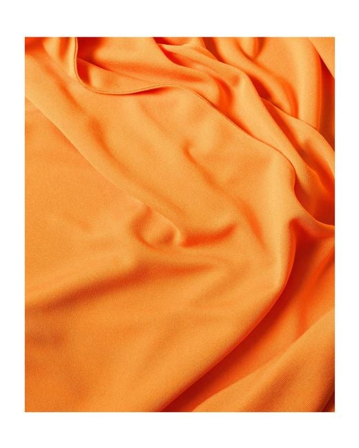 Tom Ford Orange Minimalist Long Top
