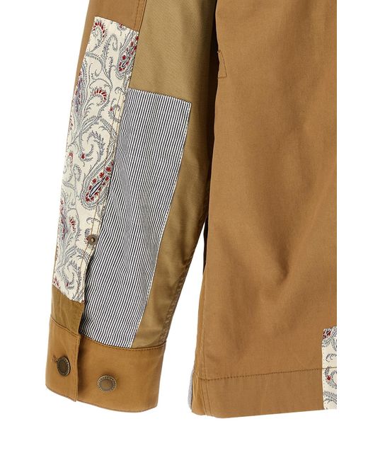 Comme des Garçons Brown Patchwork Jacket for men