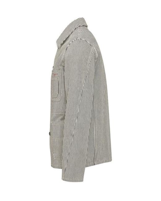 Givenchy Gray Stripe-Print Jacket for men