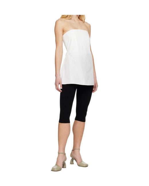 Rohe White Bandeau Top