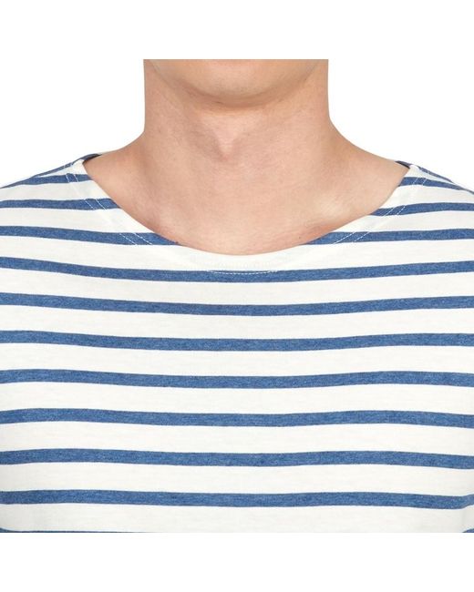 Saint James Blue Open-Necked Shirt for men
