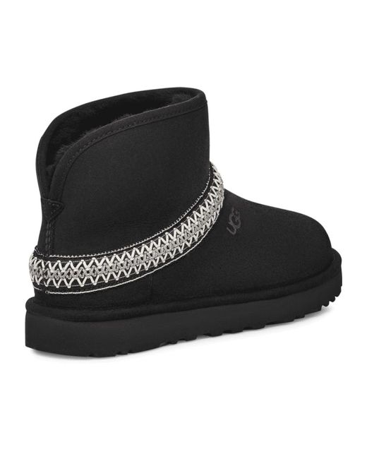 Ugg Black Round-Head Short Boots