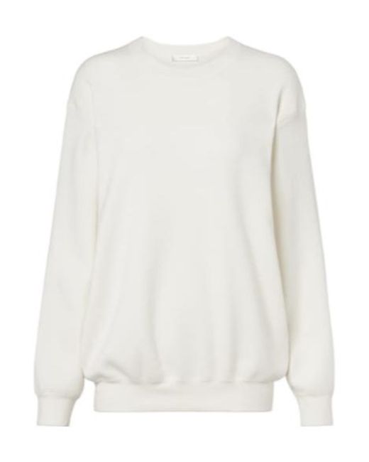 The Row White Long-Sleeved Knitwear