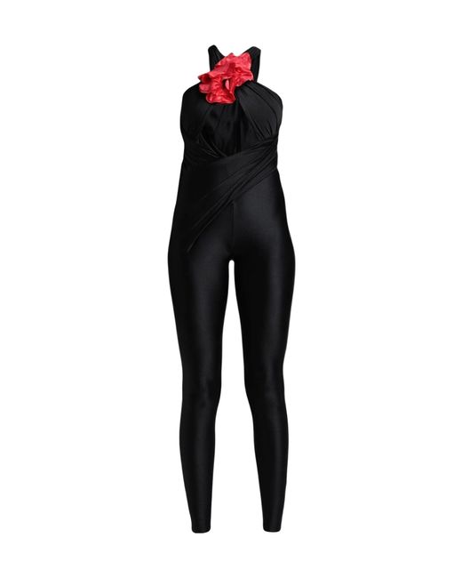 Saint Laurent Black Sleeveless V-Neck Dress