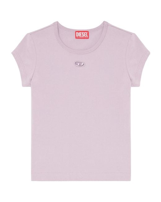 DIESEL Pink T-Angie-Od T-Shirt