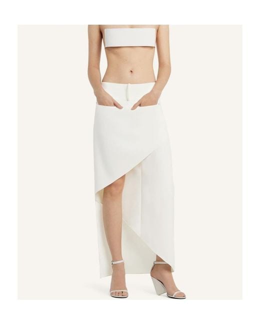 Courreges White Infinity Skirt