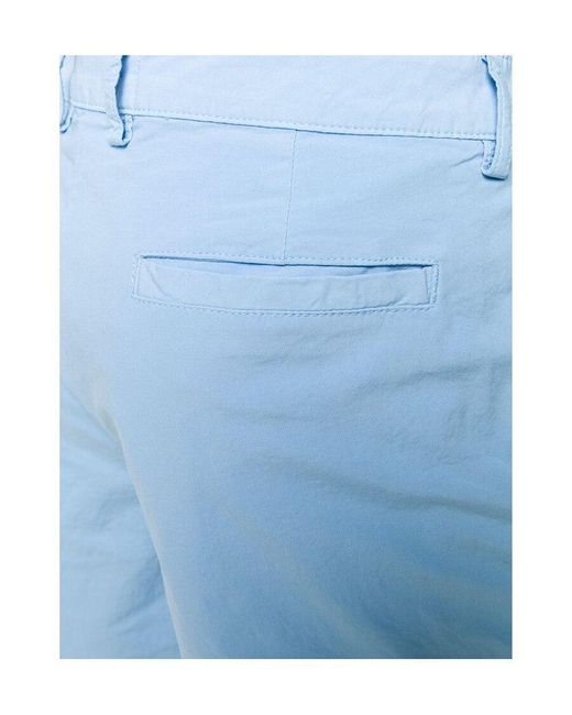 KENZO Blue Slim Straight Shorts for men