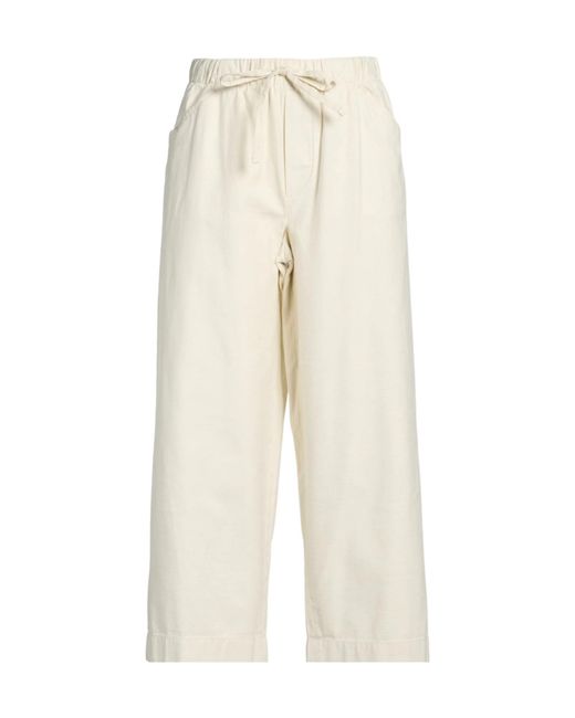 Rag & Bone White Plain Colour Wide-Leg Trousers