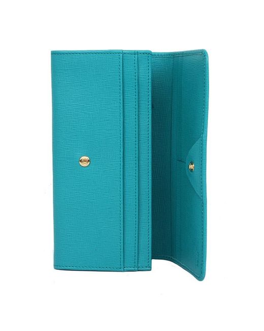 Fendi Blue Long Wallet
