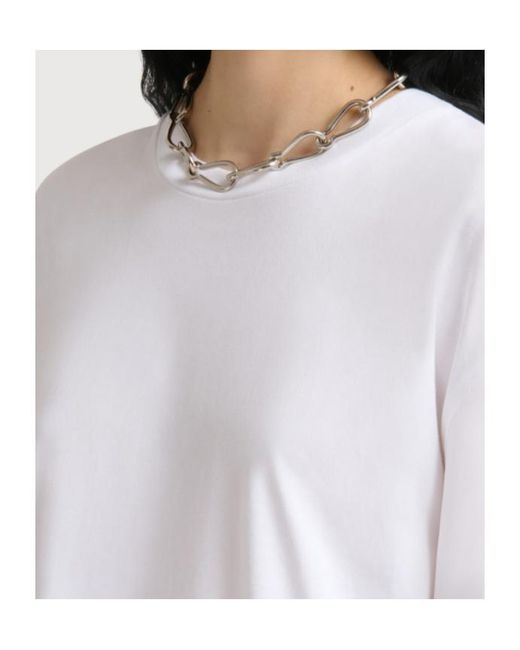 Marni White Shirt Sleeves T-Shirt