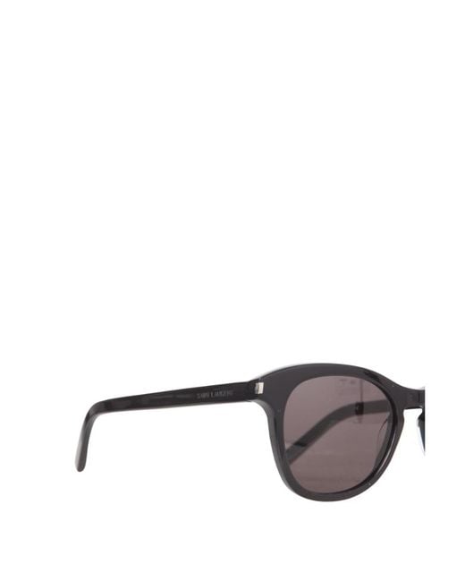 Saint Laurent Metallic Eyewear Round Frame Sunglasses for men