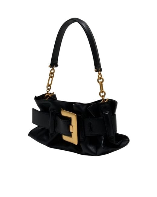 Balmain Black Mini Anthem Bag