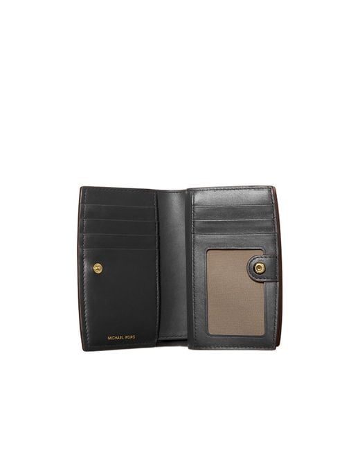 Michael Kors Black Textured Leather Wallet