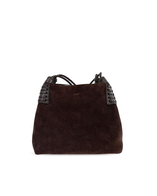 Etro Brown Pegaso Detailed Shoulder Bag