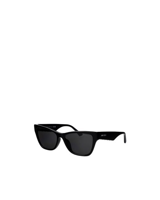 Jimmy Choo Black Eyewear Cat-Eye Frame Sunglasses