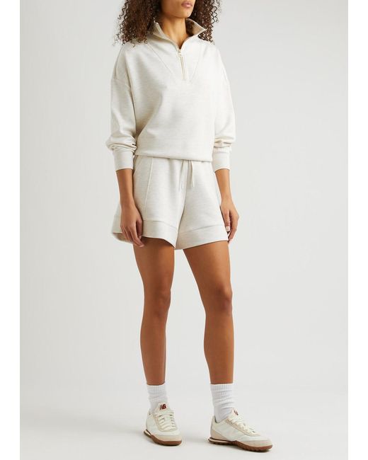Varley White Alder Stretch-Jersey Shorts
