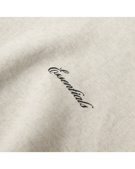 Fear Of God Natural Logo Hoodie