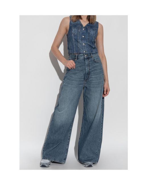 Rag & Bone Blue Miramar Isabella Vest