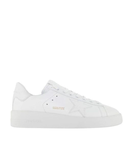 Golden Goose Deluxe Brand White Purestar Sneakers for men