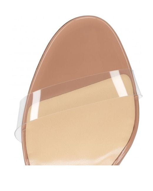 Christian Louboutin White Open-Toed High-Heeled Sandals