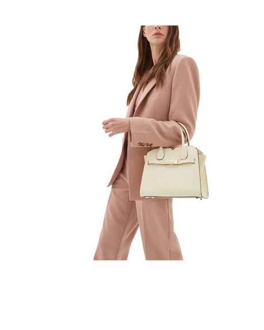 Valextra Natural Milano Mini Top Handle Bag