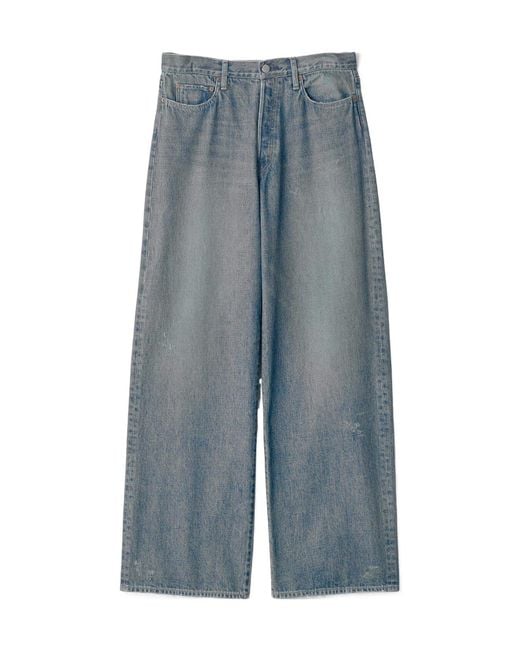 Ssstein Blue Loose Jeans for men
