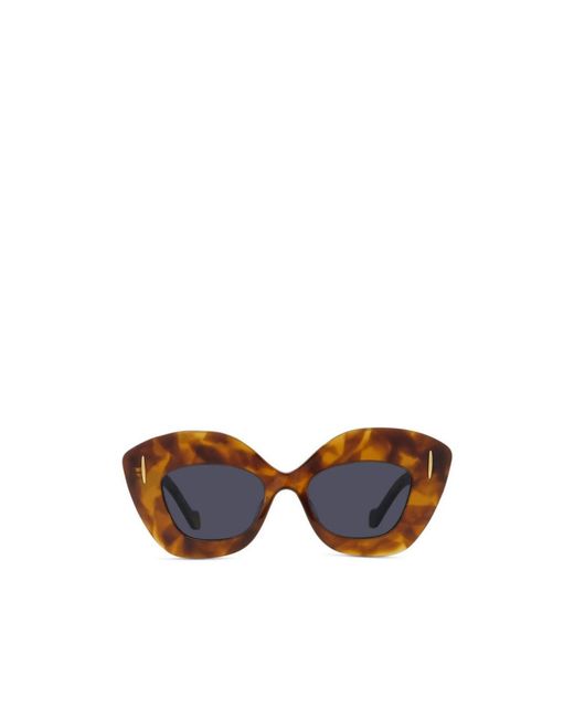 Loewe White Cat-Eye Frame Sunglasses