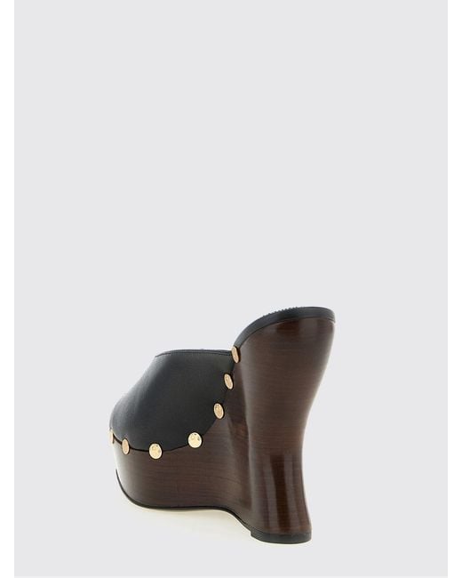 Magda Butrym Black Studded Open Toe Mules