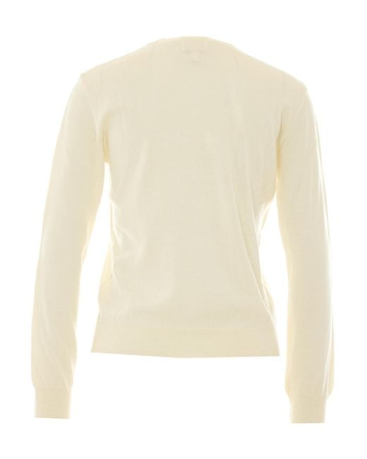 A.P.C. White Maisa Button-Up Cardigan