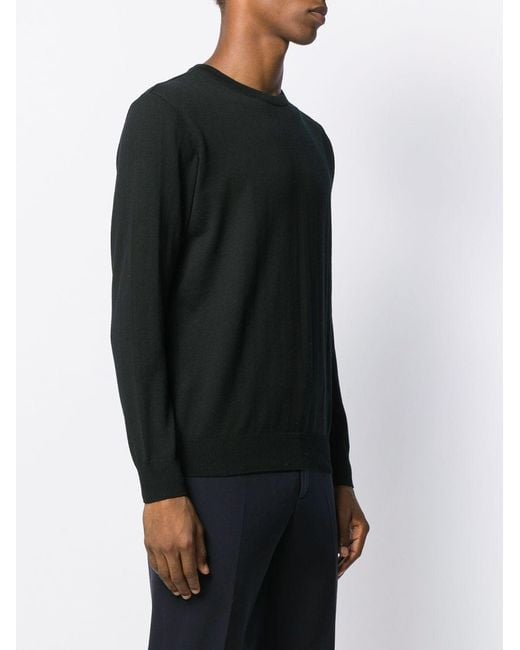 Paul & Shark Black Sweatshirt With Logo Patch for men