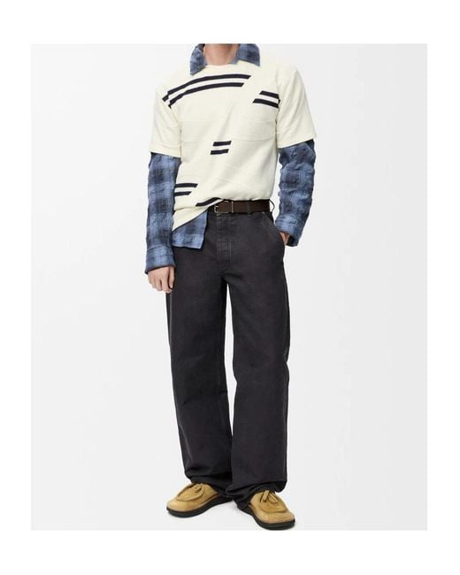 Loewe Black Straight Leg Jeans for men