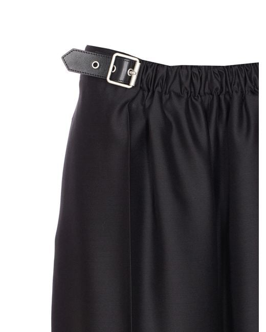 Loewe Black Belted Trousers