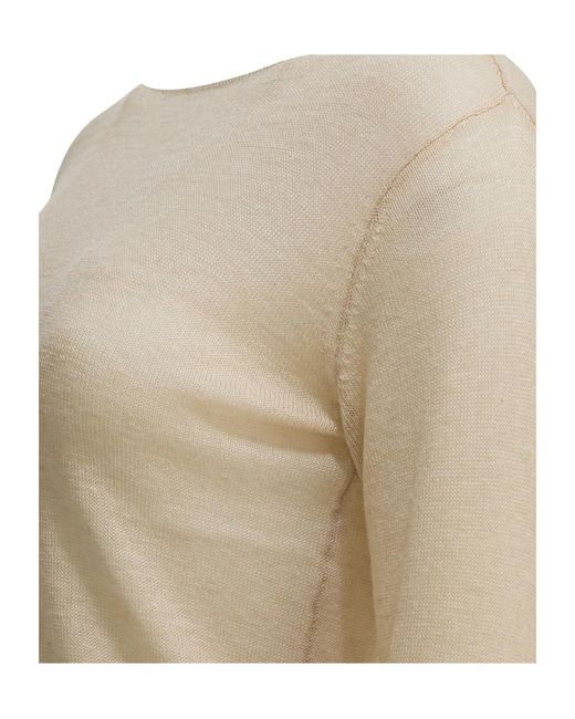 Auralee Natural Cashmere Long-Sleeved Knitwear