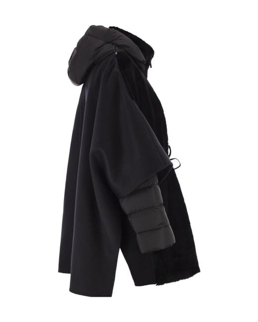 Moorer Black Raja Hooded Jacket