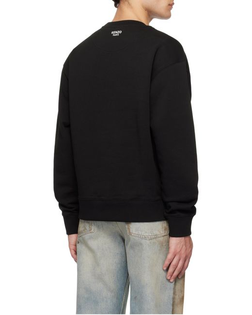 KENZO Black Pop Embroidered Sweatshirt for men